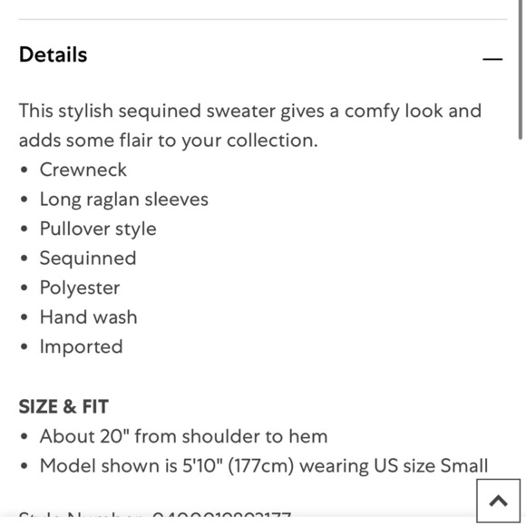 Nanette Lepore Black Sequin Stripe Sweater - Picture 6 of 6